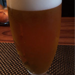 ブラン・ピエール - 生ビールはハートランド（600円）。