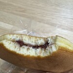 うさぎや - 皮にきれいな縦筋の空気層ができている