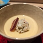 鮨白 - 茶碗蒸し。