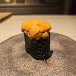 鮨白 - 漠盛りウニ、　