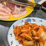 焼肉・円盤餃子　ひたち - 甘めのキムチ