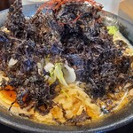らぁめん優雅 - 背脂担々麺大盛り　岩海苔トッピング