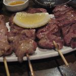 豚小家 - はつ塩若焼き￥80 ×2＆はらみ塩若焼き￥120