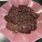 焼肉 済州 - 牛レバー焼　800円