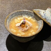 十皿 - フグ白子のロワイヤル