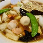 丸源ラーメン - 具を集めての確認