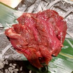 肉汁餃子のダンダダン - 本日の馬刺し盛り合わせの赤身