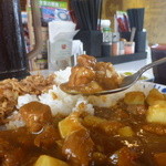 すき家 - 2014,6,12 牛あいがけカレー