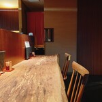 手打ち蕎麦 三乗 - 内観 / カウンター