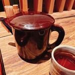 手打ち蕎麦 三乗 - 蕎麦湯