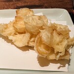 手打ち蕎麦 三乗 - 百合根かき揚げ