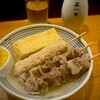 肉おでん まるちゃん - 牛すじ、鶏つくね、厚焼きたまご