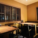 手打ち蕎麦 三乗 - 内観 / テーブル席