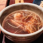 手打ち蕎麦 三乗 - 鴨せいろ蕎麦のめんつゆ