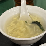 百香亭 - スープ
