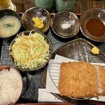 とんかつ上善 - 特上ヒレカツ220g、ごはん普通