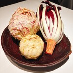 MOTORA  - 食材説明で見せてくれた野菜