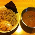 江刺家 五大 - 濃厚豚骨つけ麺（醤油）