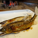 柳家 - 付知川 天然鮎塩焼