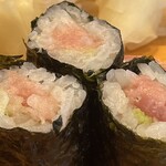 南房総 やまと寿司 - ネギトロ巻きにネギが入っていないようだが？