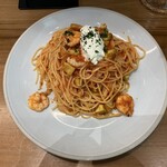 AROMAVITA&BAKE - パスタ（海老とアボカドのマスカルポーネトマト）大盛り