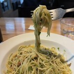 Trattoria Cicci Fantastico - イカミンチと生のりのアーリオ・オーリオ