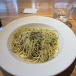 Trattoria Cicci Fantastico - イカミンチと生のりのアーリオ・オーリオ