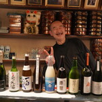 宝寿司分店 - 本日は6人で10本を飲む