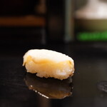 宝寿司分店 - 追加で鮑を握りにしてもらう