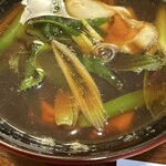 蕎麦カネイ - 牡蠣ざるつけ汁