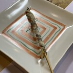 楽座 - 皮焼き。5本位食べたい。