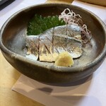 楽座 - このアジは美味しかった。