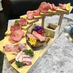 焼肉 肉乃宮 - 料理写真:階段宮盛り竹