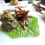 うなぎ亭 友栄 - 旬菜いろいろ　ズームアップ