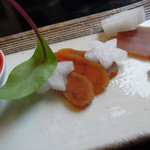 うなぎ亭 友栄 - 珍味三点　ズームアップ