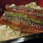 うなぎ亭 友栄 - 山椒を掛けて上うな重喰らう