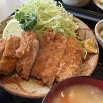 とんかつよしえ - とんかつアップ