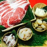 Shabu Baru Tamari - 国産牛ロース肉と海鮮、生ゆば