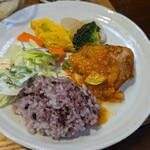 キッチン ブルー グローブ - ワンプレート