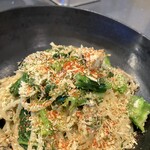 Cafe Shino Terrace - 春のおすすめパスタ　アサリと菜花のペペロンチーノ
