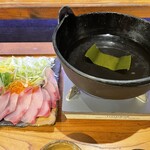 いかの墨 新宿南口店 - 鰤しゃぶ