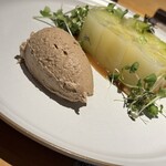 Fra - ネギもレバーパテも良き。　黒板メニューなので、期間限定かな。