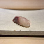 江戸前寿司 すし福 - ホウボウ握りすだち塩