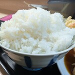 白龍ラーメン - 普通盛りのライス