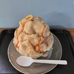 青山商店 - バナナキャラメルかき氷