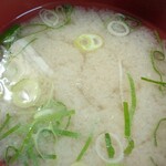 白龍ラーメン - みそ汁