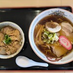 らーめん きちりん - チャーシュー丼セット