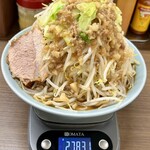 立川マシマシ - 大ラーメン（麺450g）　計測中