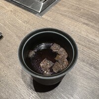 焼肉うしごろ 池袋店 - トリュフと牛コンソメのスープ