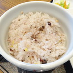 Cafe casa - 雑穀米炊き上がりが美味しそう